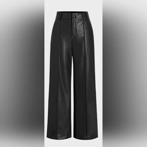 Cider Black Wide-Leg Pants